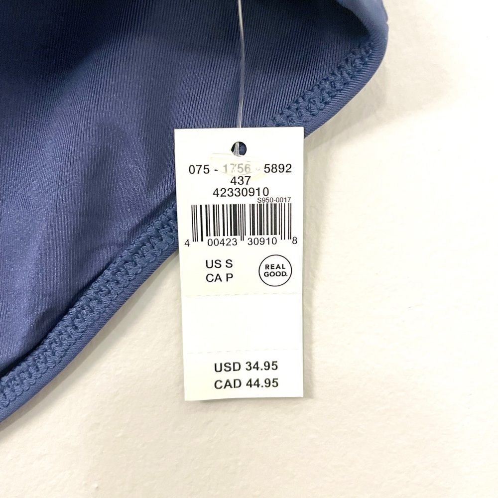 Aerie High Waisted Bikini Bottoms – Navy Blue (Size Small, NWT) - Picture 4 of 9